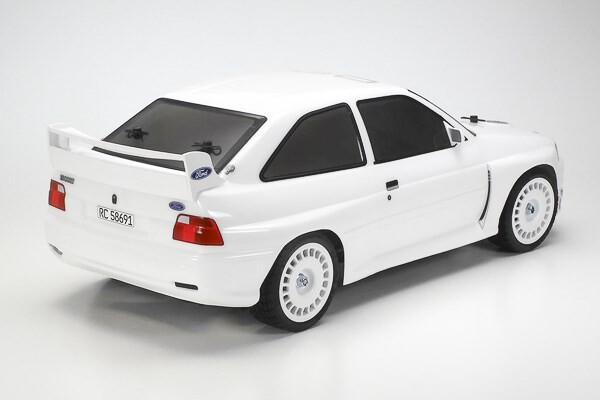 Tamiya - Rc Ford Escort Custom 1998 Tt-02 Fjernstyret Bil Byggesæt - 1:10 - 58691