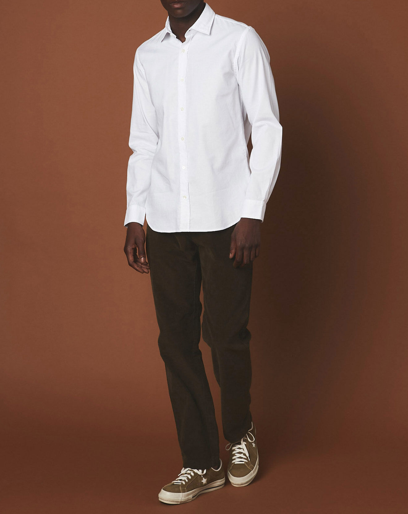 Hartford Chemise slim Sammy blanche