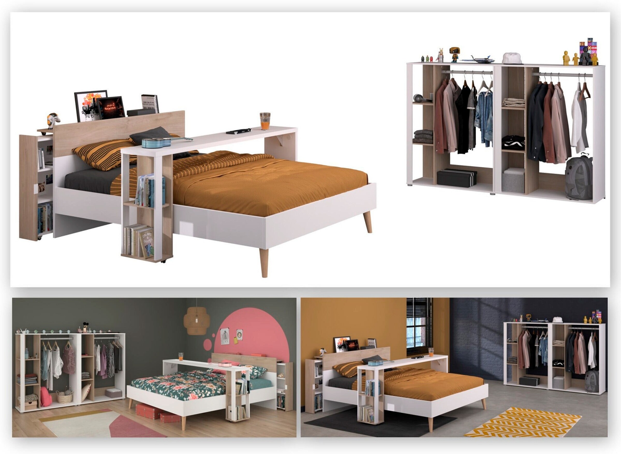 PARISOT Kinderzimmer-Set 5-teilig 