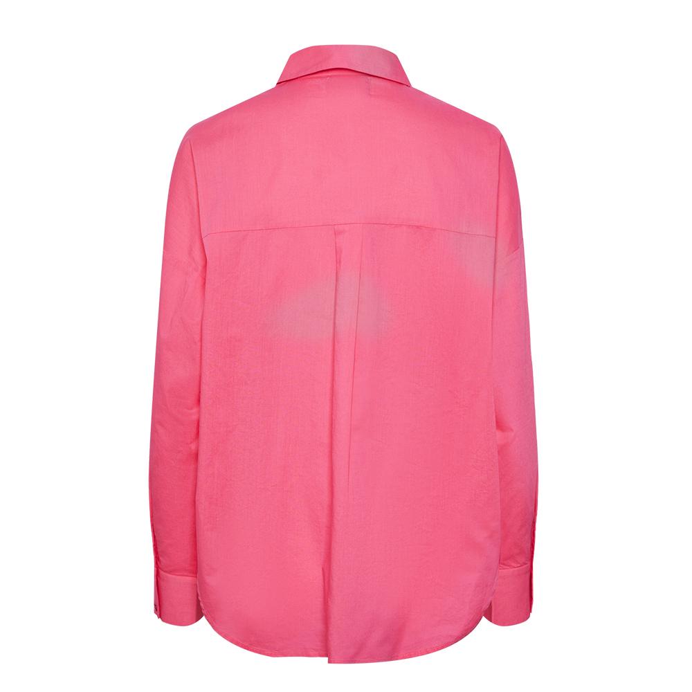 Pieces Chemise Manches Longues Rose Femme Pieces Tanne