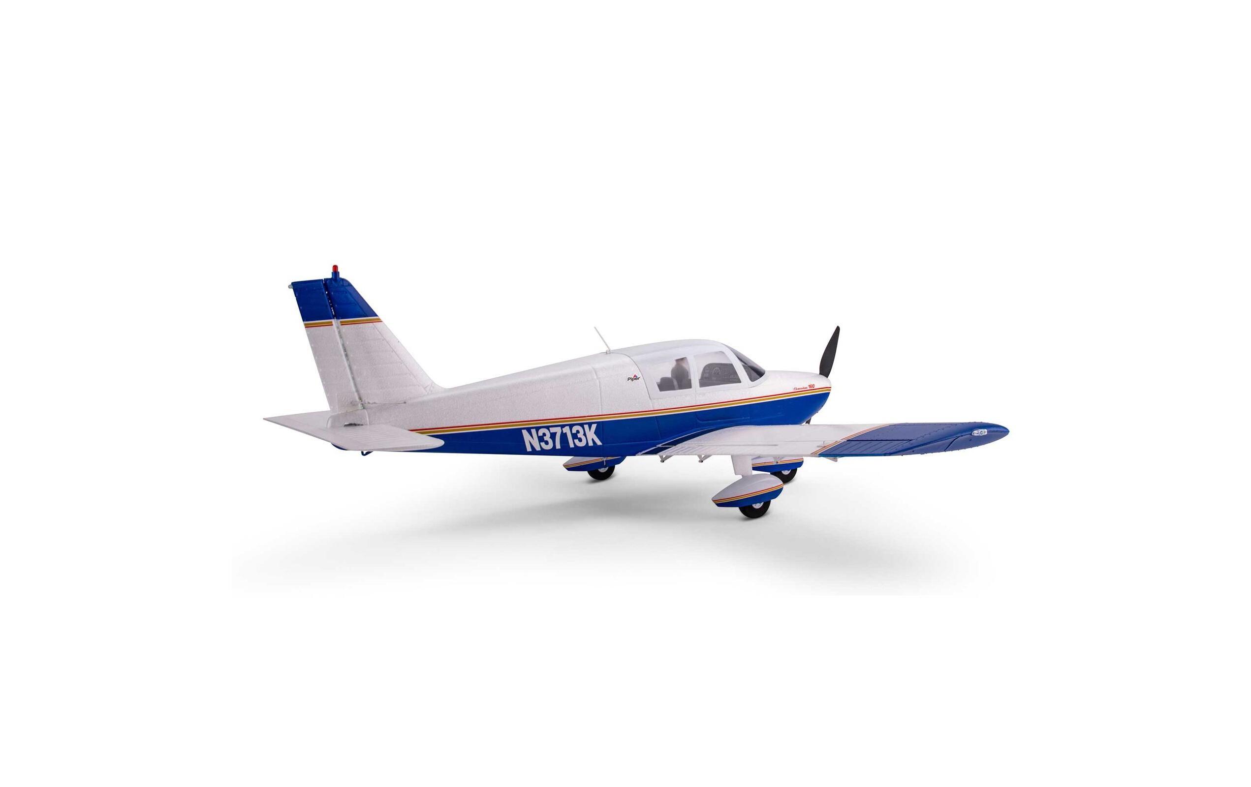Motorflugzeug PA-28 Cherokee 1300 mm AS3X & SAFE, BNF Basic<br>Piper Cherokee Tiefdecker Scale-Flugmodell mit Spektrum Technik