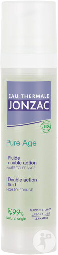 Eau Thermale Jonzac Pure Age Fluide Double Action Bio Peaux Adultes À Imperfections 40ml
