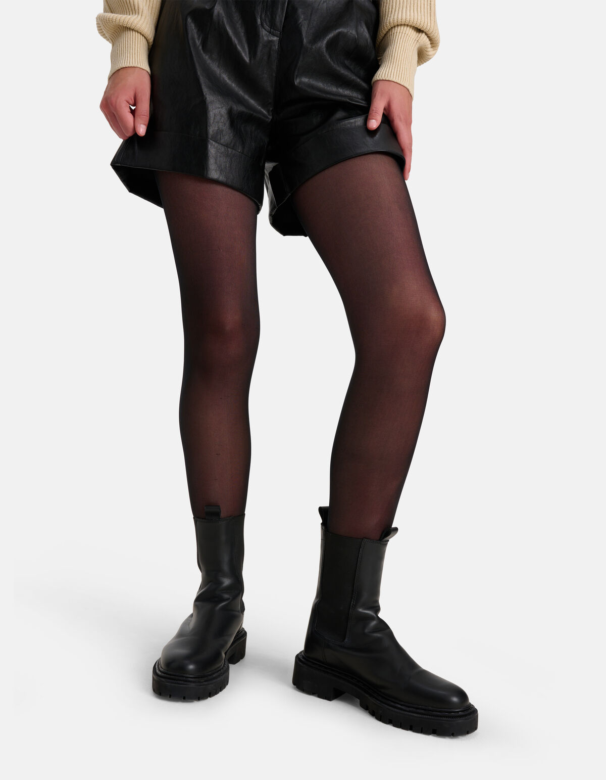 Basis Panty Zwart 40 Denier 2 Pack