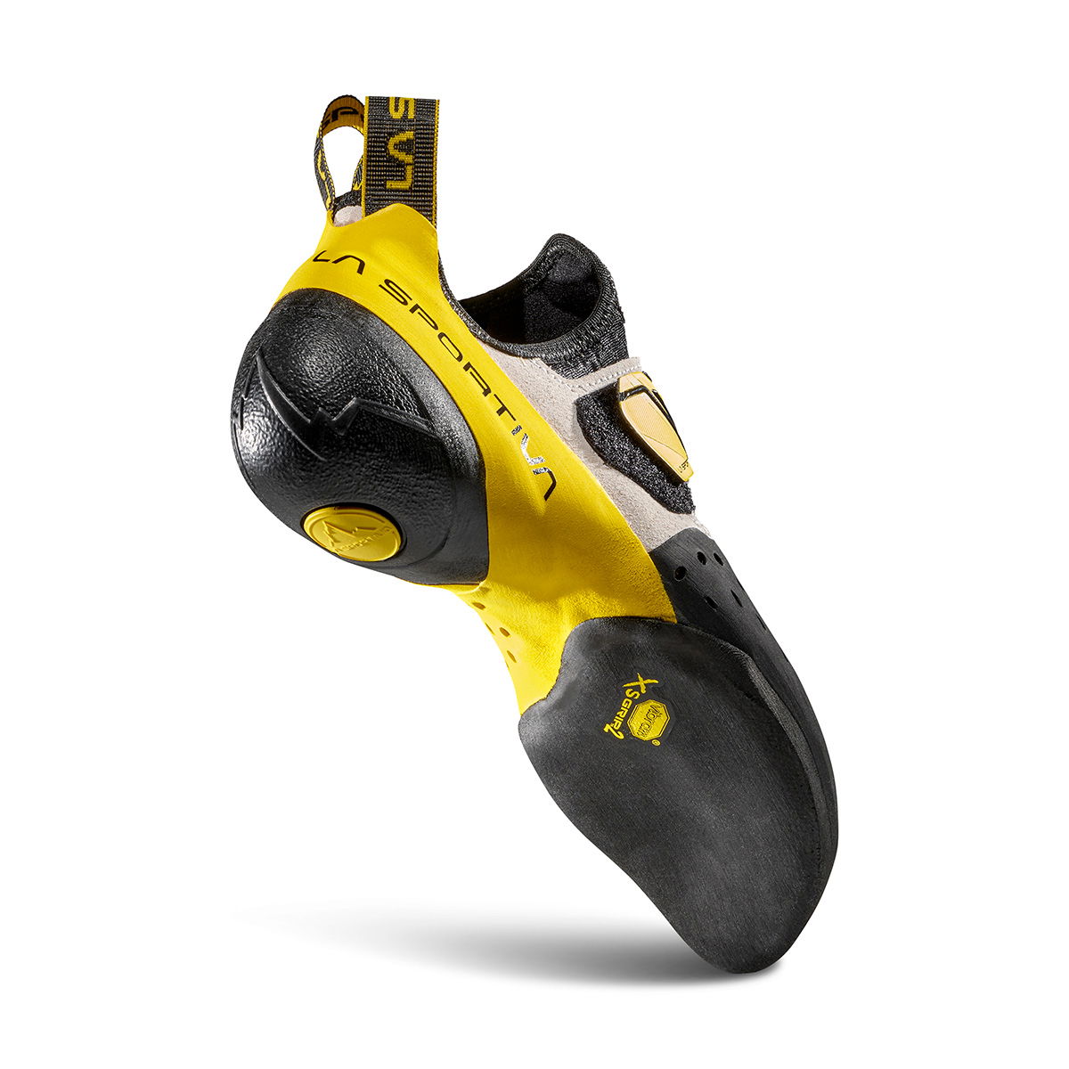 La Sportiva Solution klatresko, herre (White/Yellow) - Spejder Sport