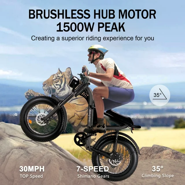 Ridingtimes Z8 Snow Ebikes for Adults, 20