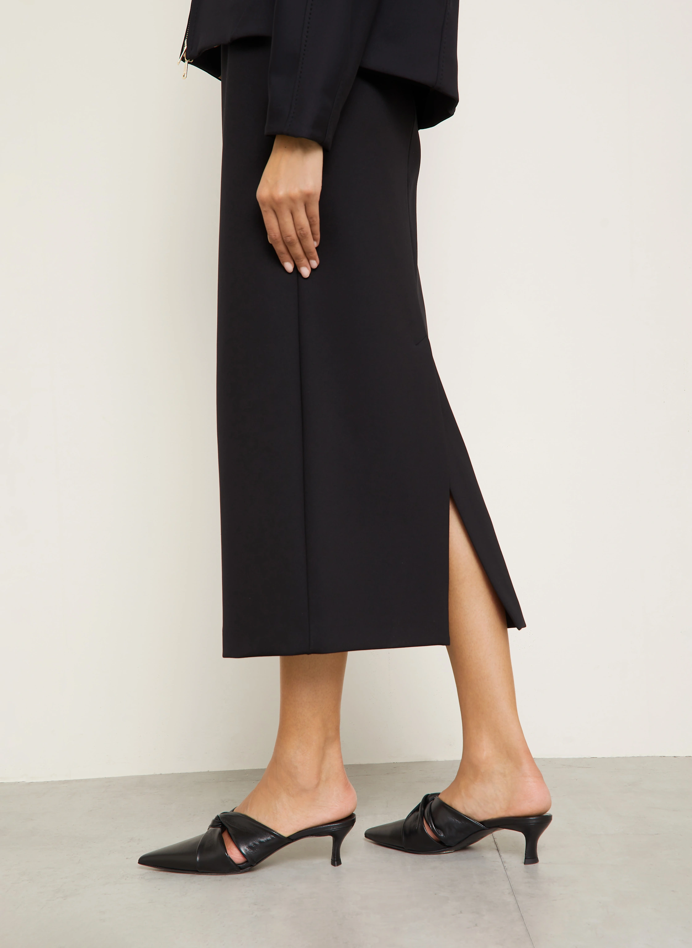 Max Mara Jerseyrock BLOCCO