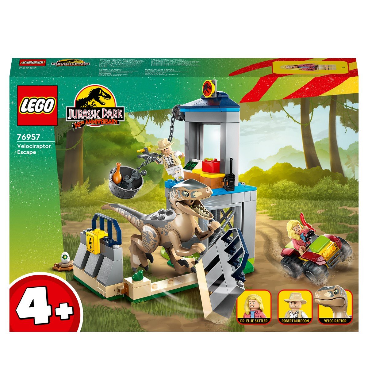 L'évasion du Vélociraptor Lego Jurassic World