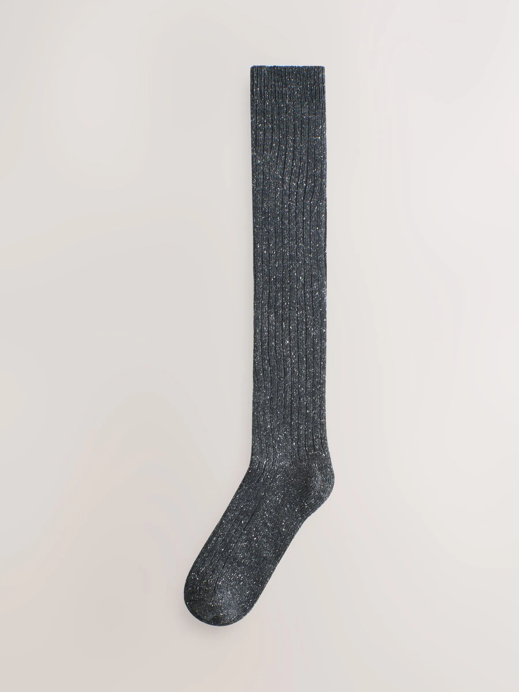Berry/Antraciet - Thermal Wool Blend Knee High Socks 2 Pack With Silk