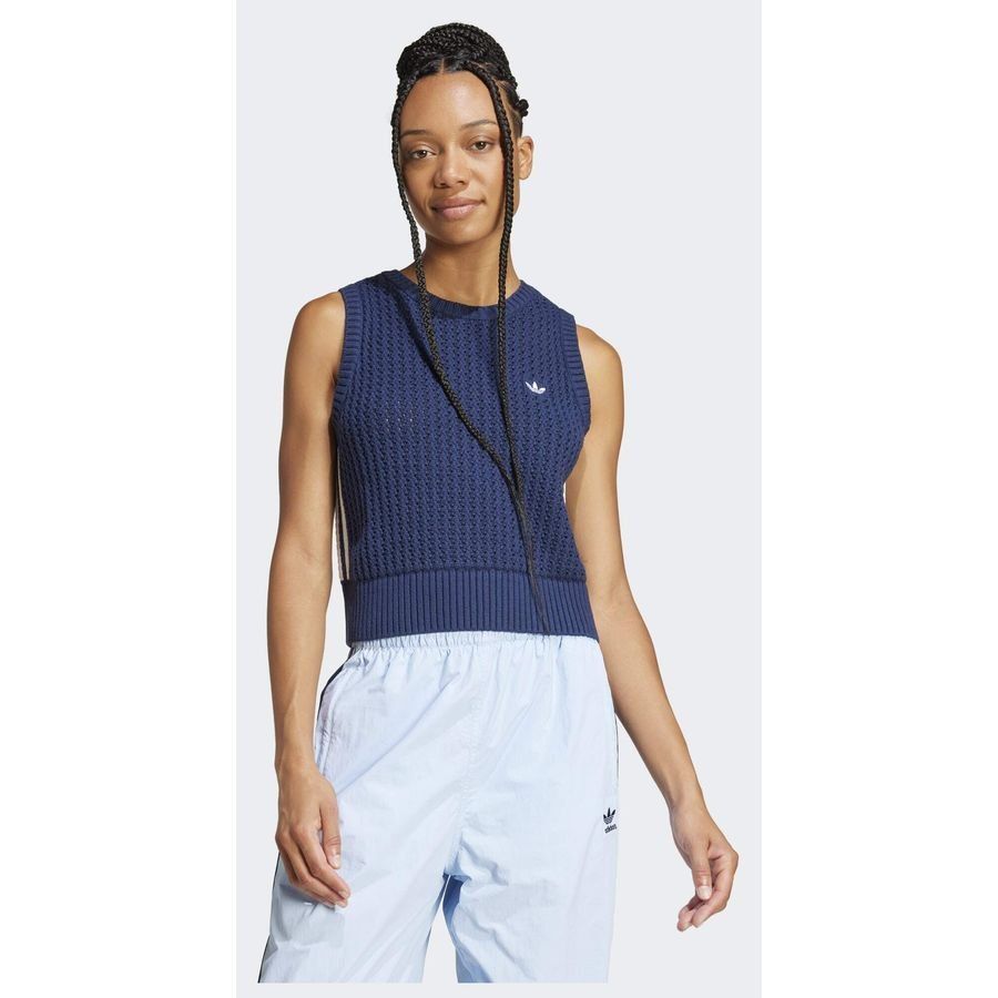 Adidas Original Veste sans manches maille Adicolor