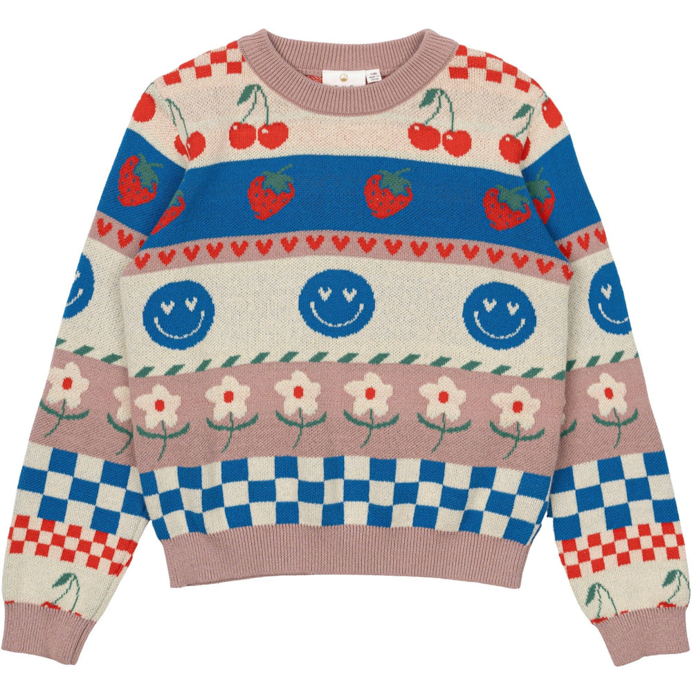 Køb The New Multi Colour Niza Jacquard Pullover