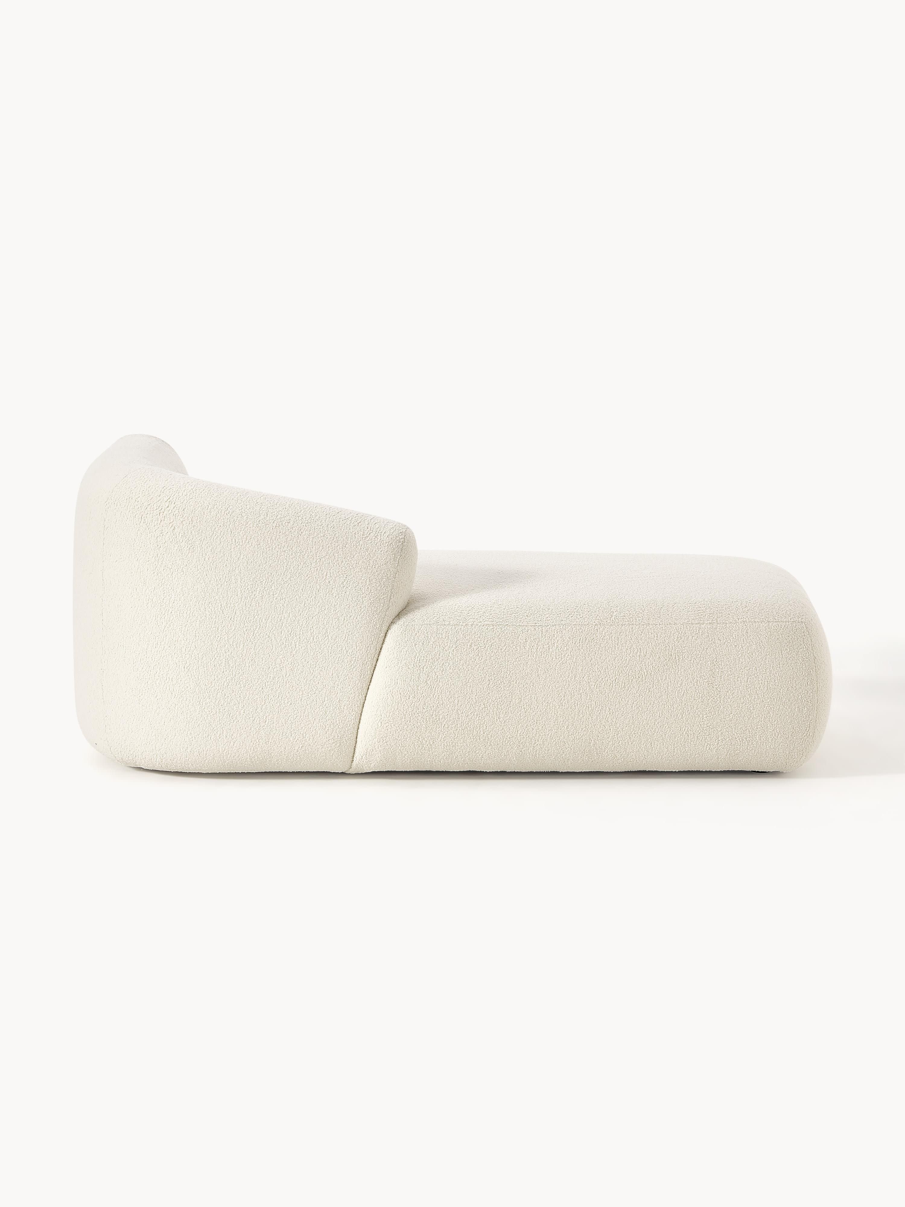 Chaise longue hoekmodule Sofia uit teddy