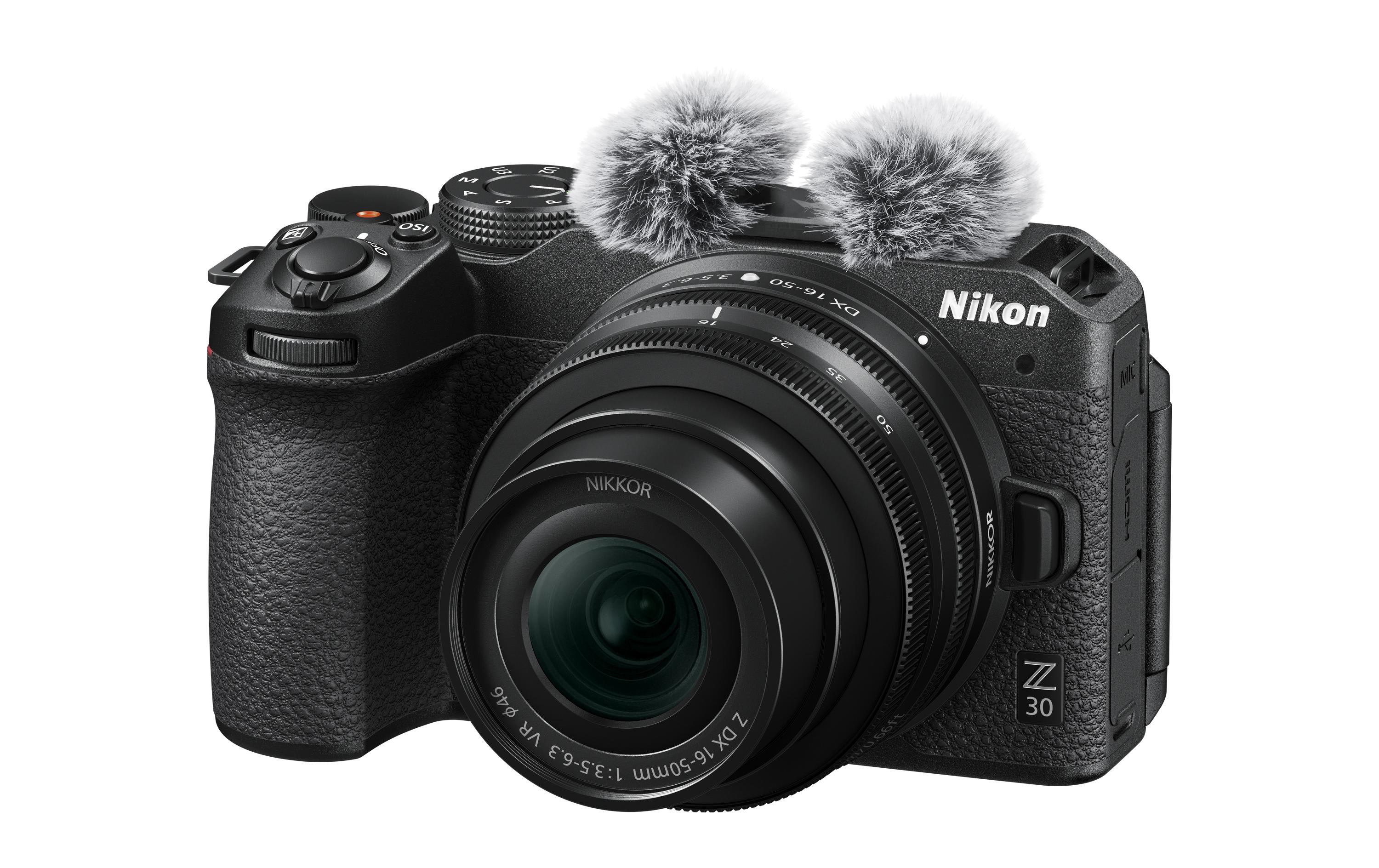 Fotokamera Z30 KIT 16-50<br>Spiegelloser Fotoapparat mit erstklassiger Bildqualität – Die neue Welt des Vloggens