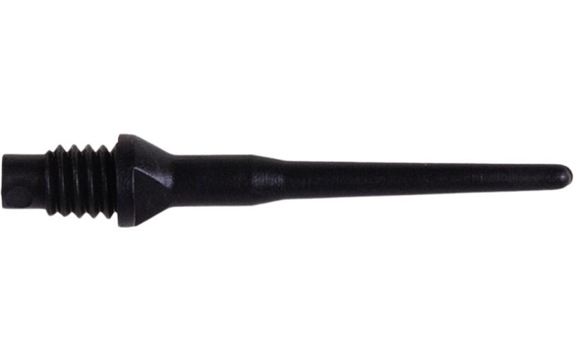 Softspitzen Keypoint 100 Stück – SchwarzSoftdart-Spitzen 2BA Gewinde (4.7 mm)