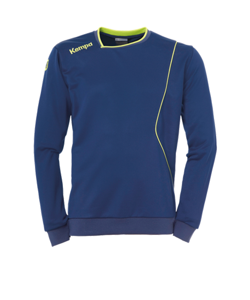 Kempa Curve Training Sweatshirt Blau Gelb F09