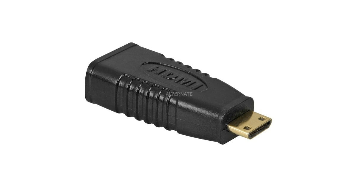 goobayAdapter Mini-HDMI > HDMI  (Zwart)