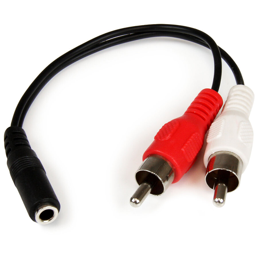 StarTech.com Cable en Y Mini-Jack 3,5mm (F) vers 2x RCA (M)