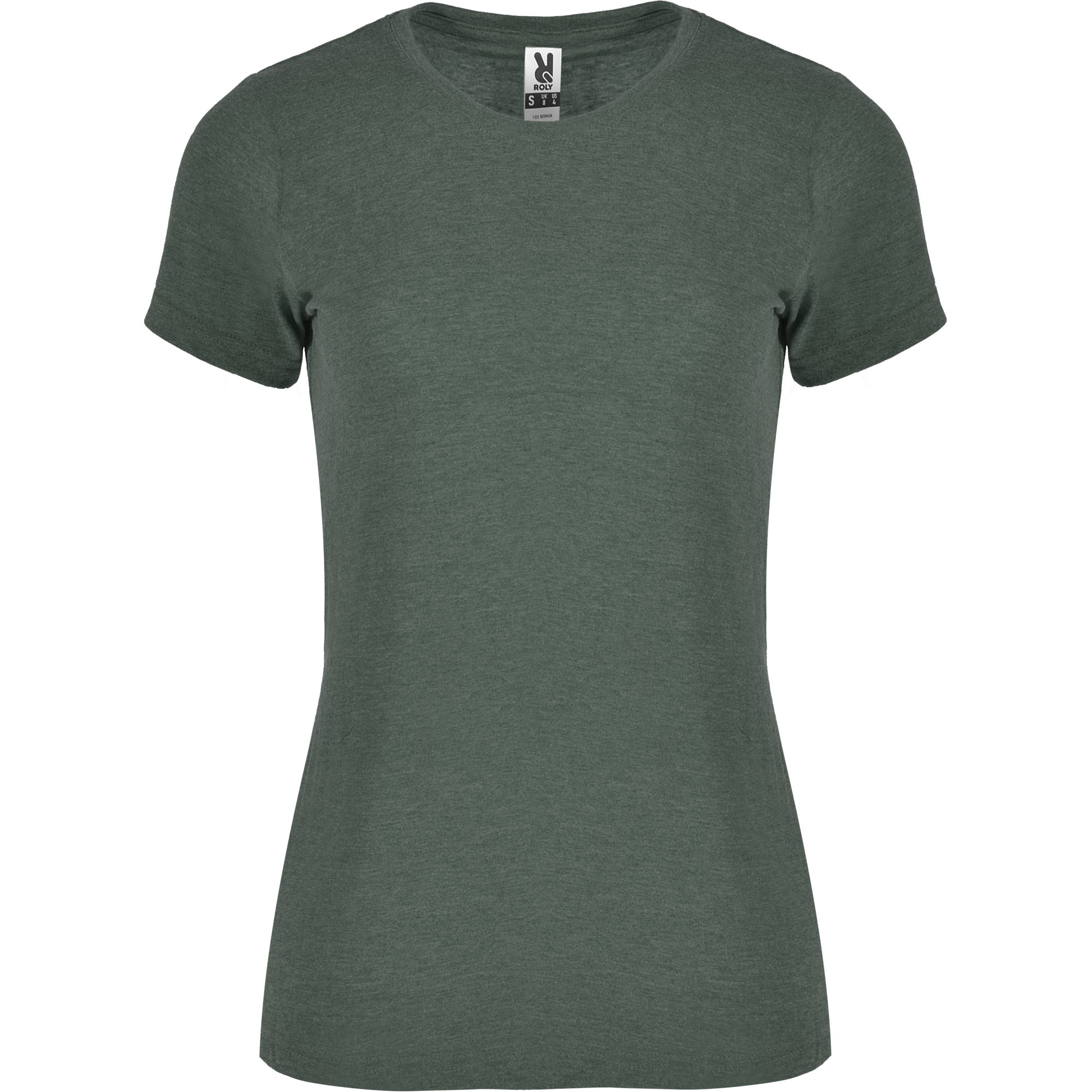 Roly CA6661 - FOX WOMAN T-shirt manches courtes pour femme en tissu chiné