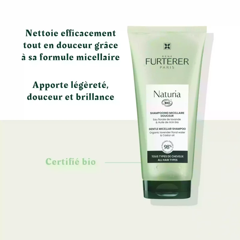 Naturia Shampooing Micellaire Douceur Bio - 50ml