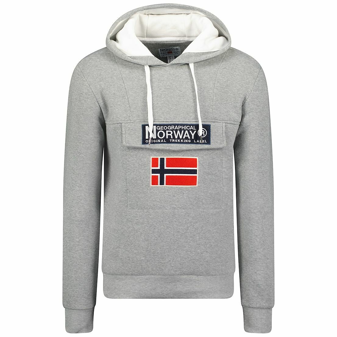 NORUEGA GEOGRÁFICA<br>Moletom com capuz e logo Gadrien