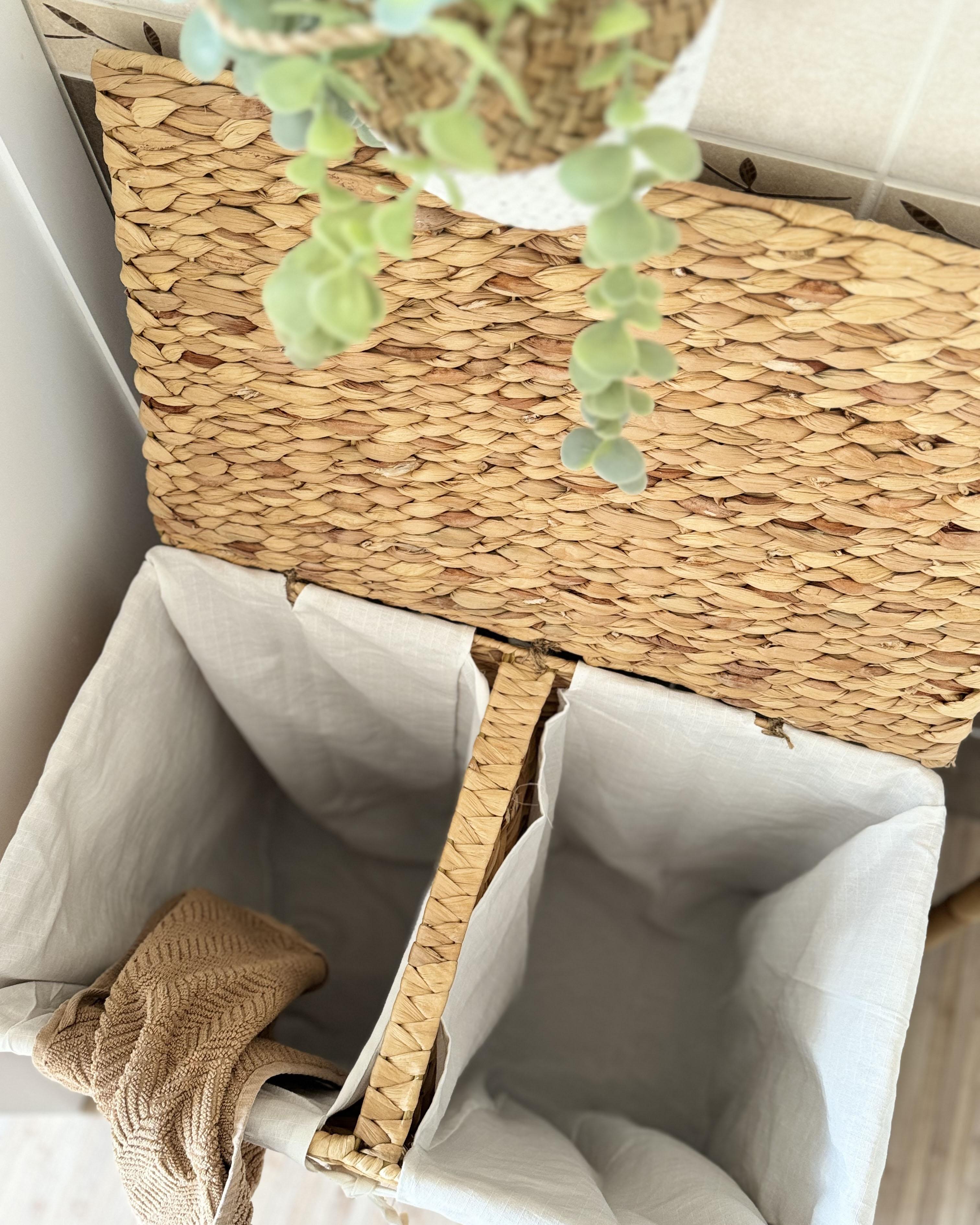 Mand LANGSON Wicker Natuurlijk 75 L