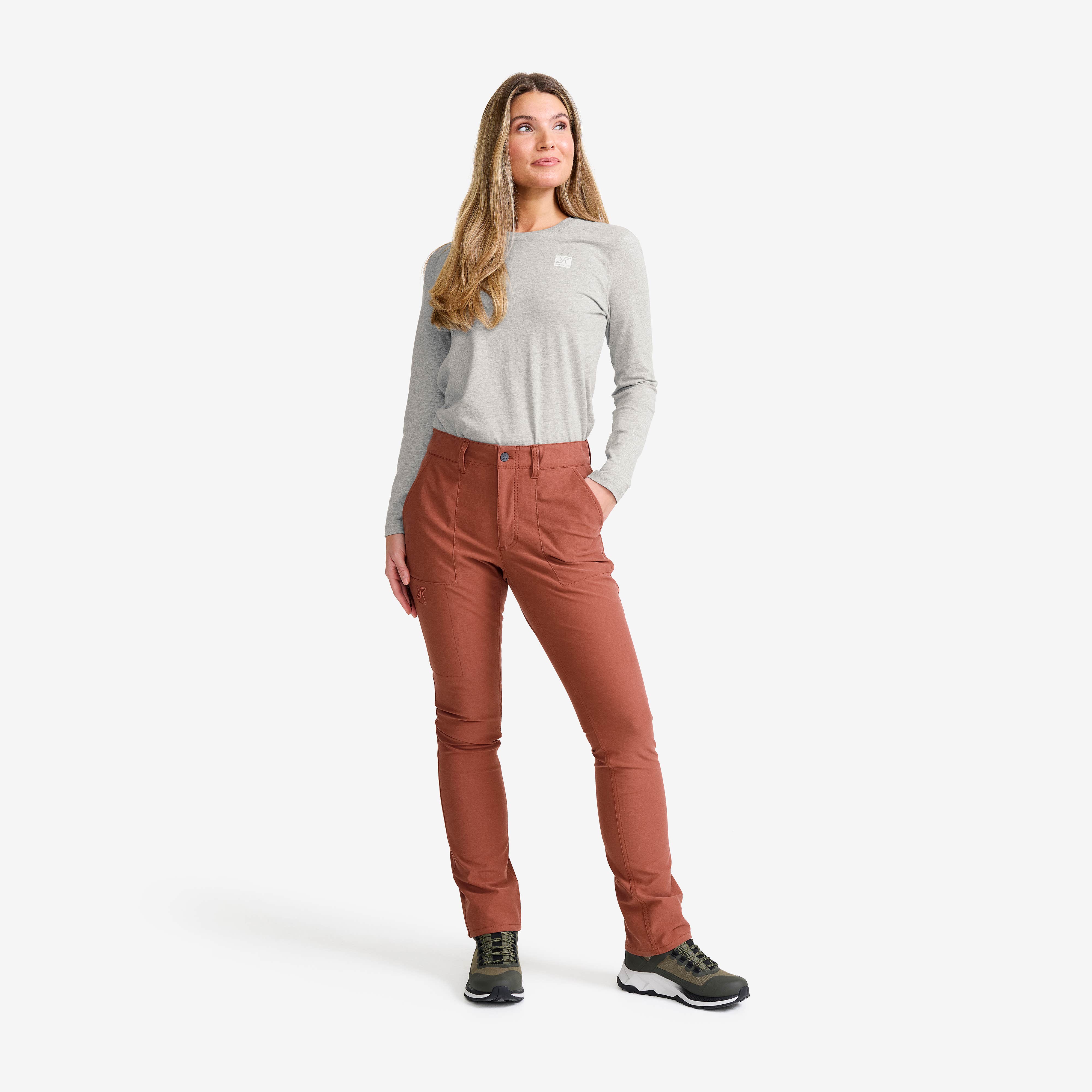 Surround Stretch Pants Dame Pink Mahogany