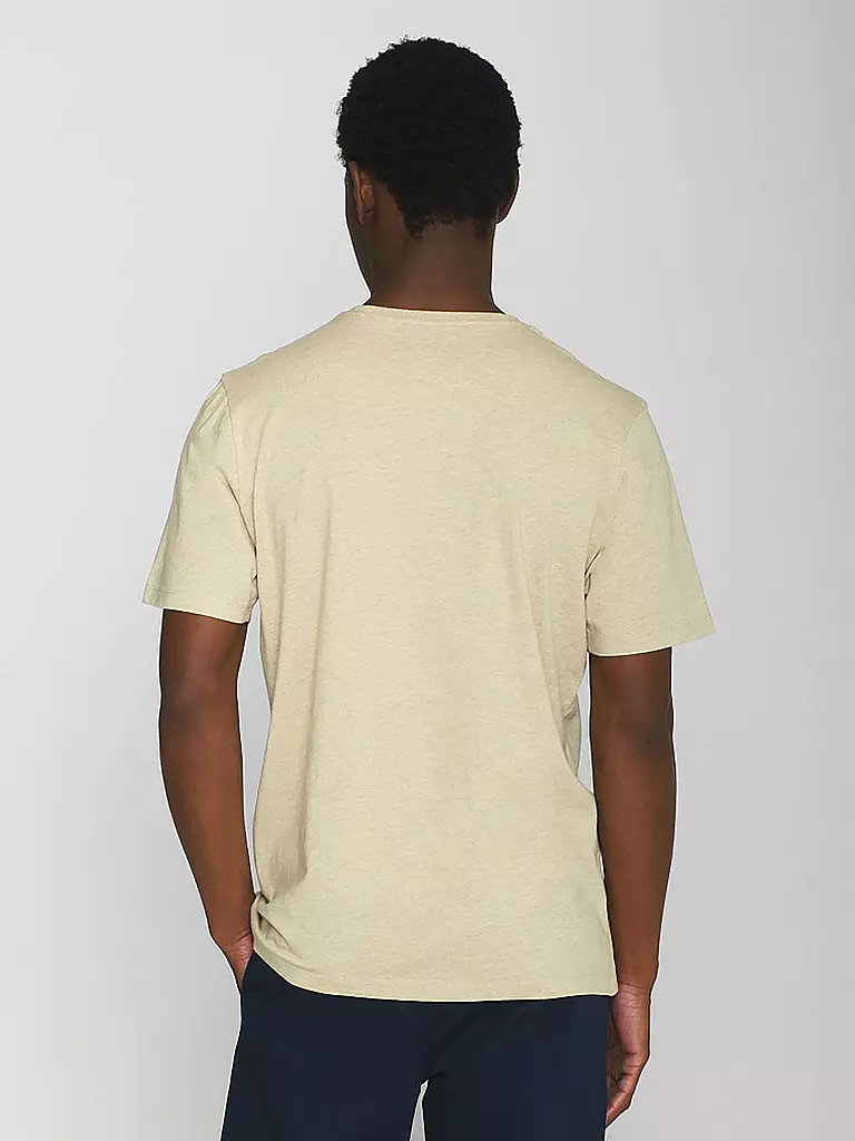 KNOWLEDGE COTTON APPAREL T-Shirt ALDER beige