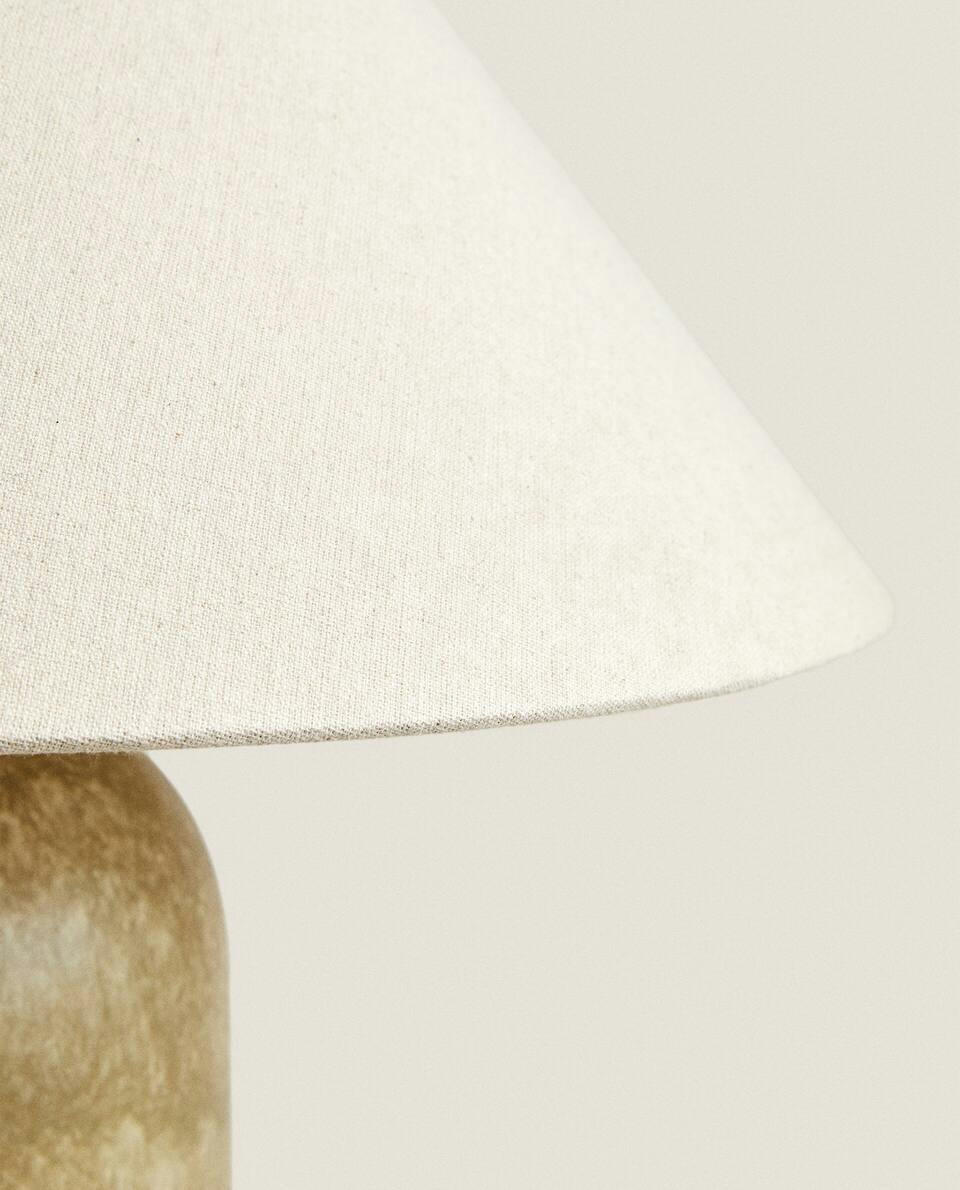 LUMINÁRIA XL COM SUPORTE DE CERÂMICA