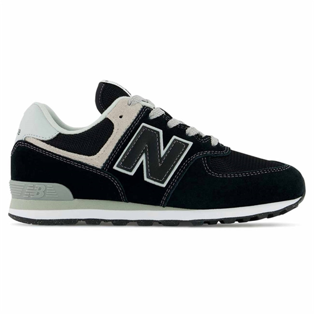 Køb New Balance 574 Black/White Sneakers