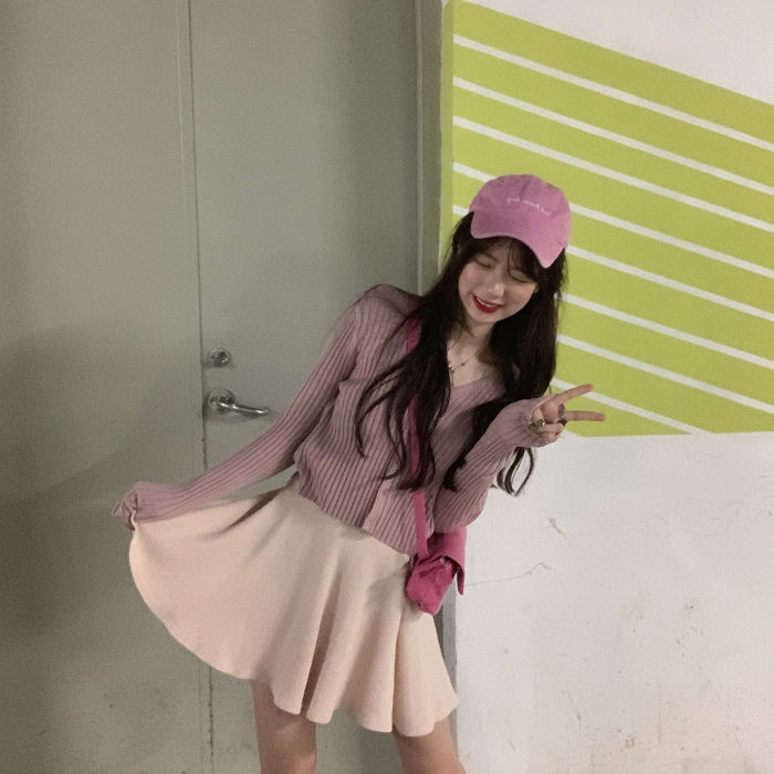 Lady Jean - V-hals geribbeld vest