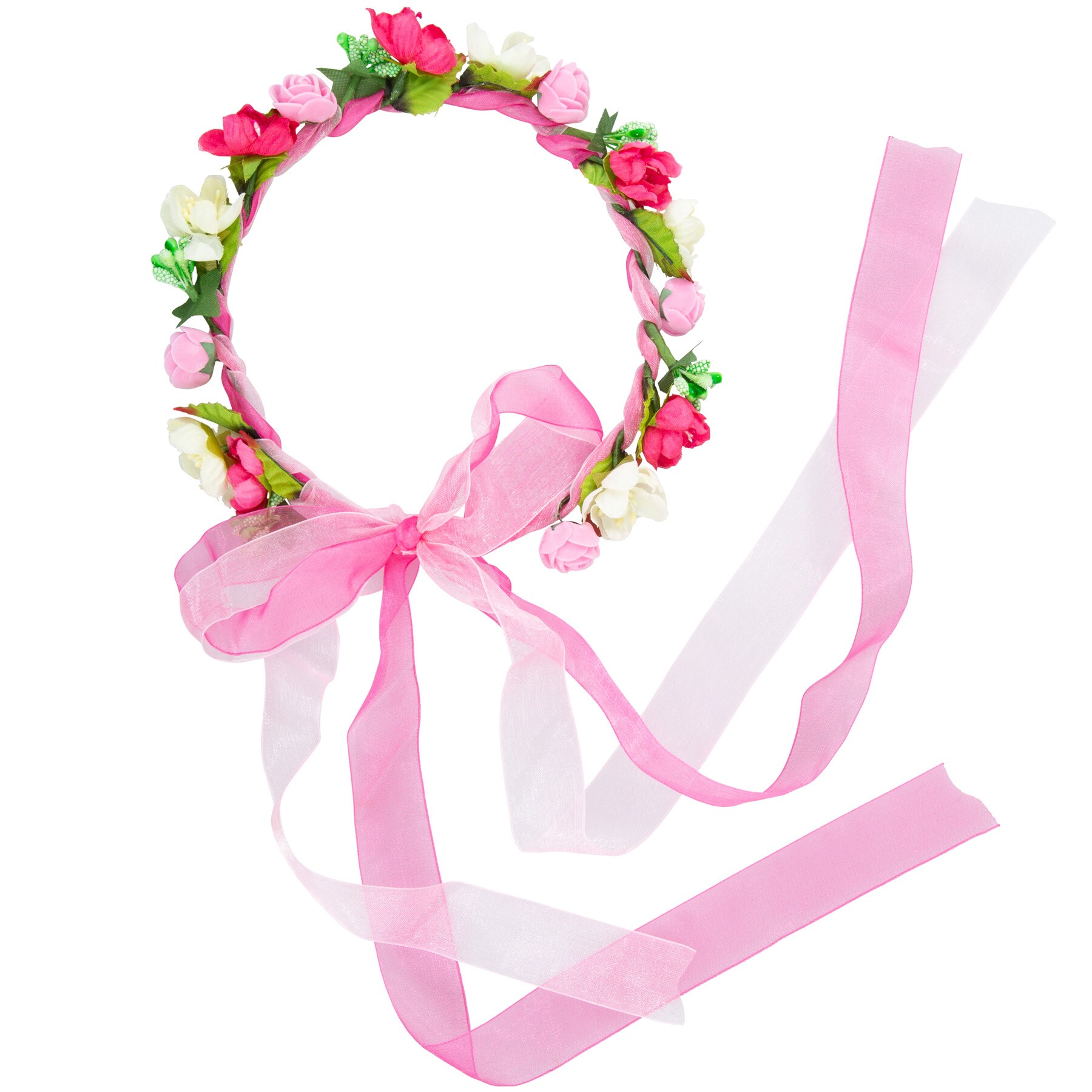 tectake® Blumenkranz Dorfkind