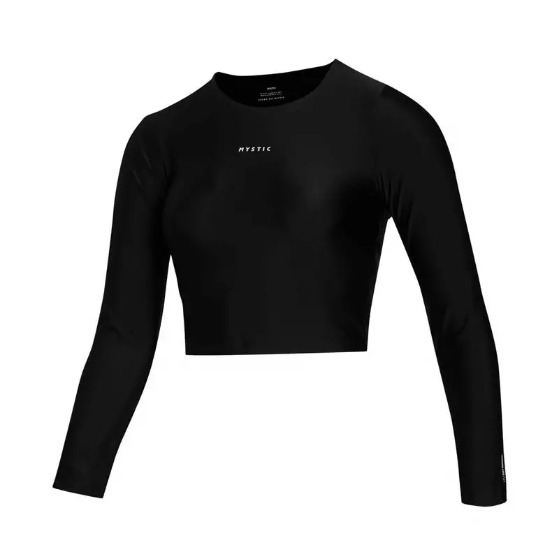 Lycra femme MYSTIC Sunn L/S Crop Rashvest Black