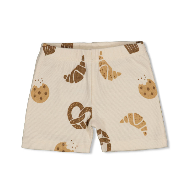 Feetje shortama Cosy Crumbs - Premium Summerwear, offwhite
