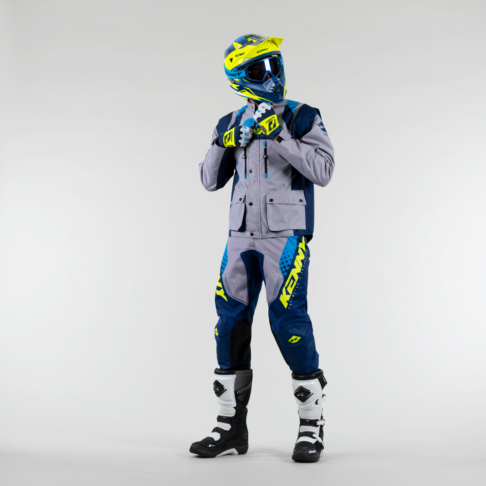 Kenny - Veste Track - 2023 Bleu Clair / Navy / Jaune fluo