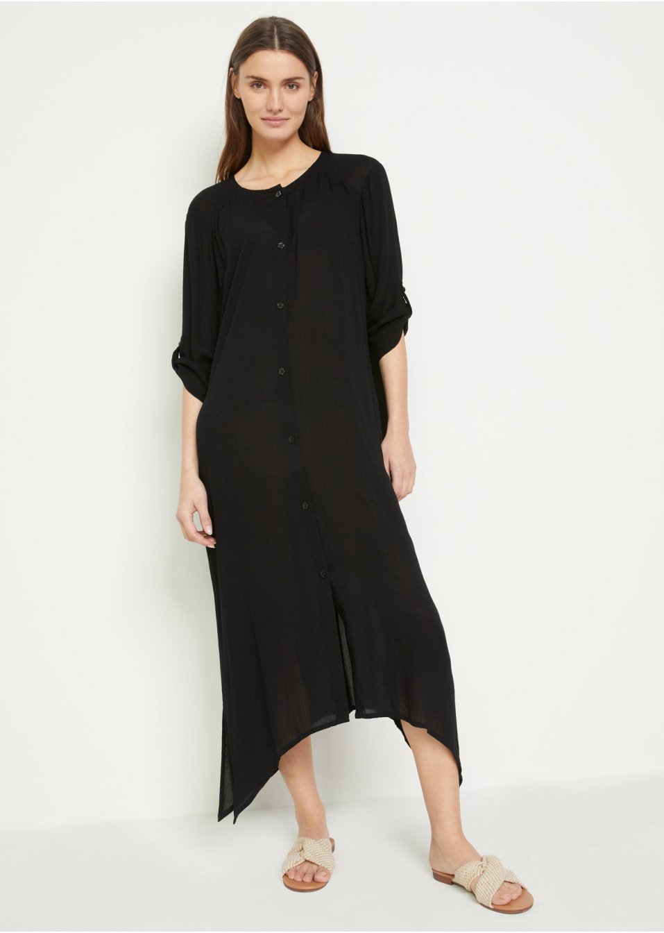 Robe caftan en viscose