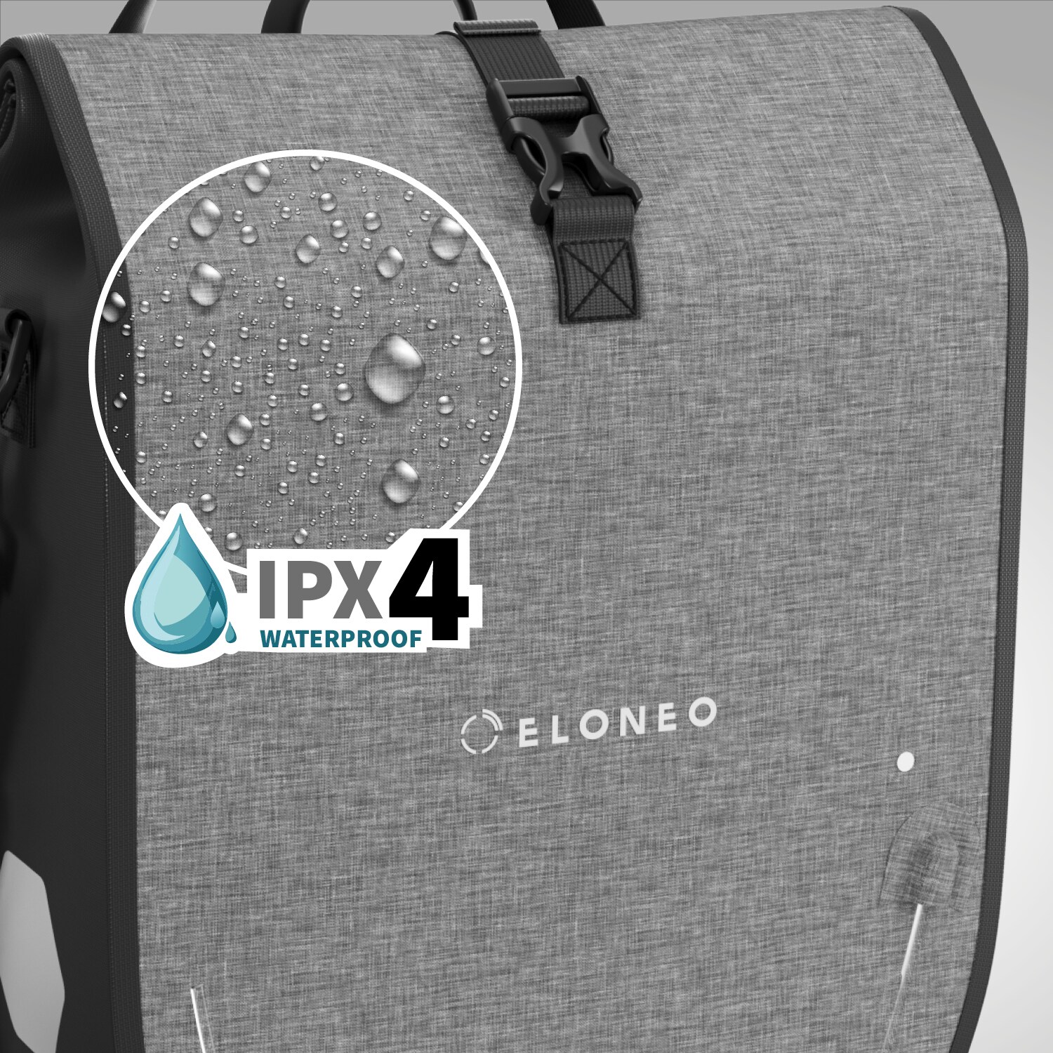 eloneo Fahrradtaschen wasserdicht mit LED 20L