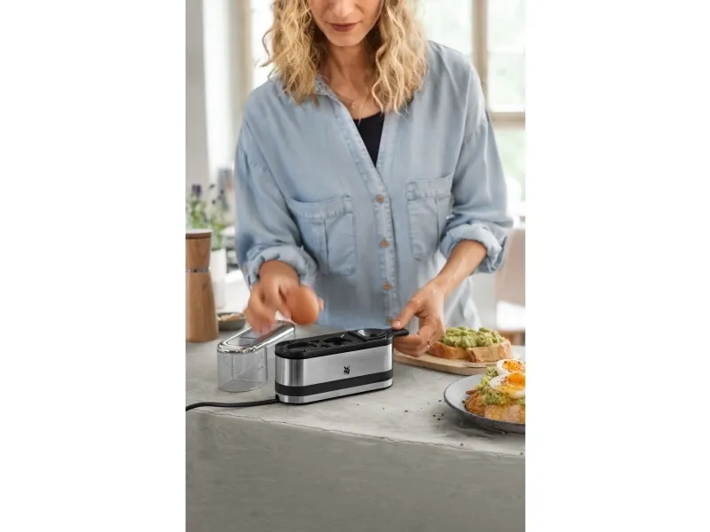 WMF KÜCHENMINIS Coup 0415020011 - Æggekoger - 250 W - Cromargan-mat