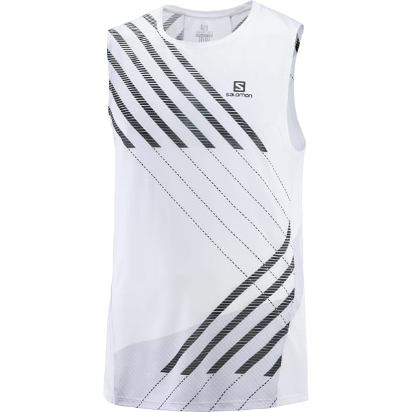Débardeur trail SALOMON T SHIRT SENSE AERO TRAIL TANK M WHITE OY