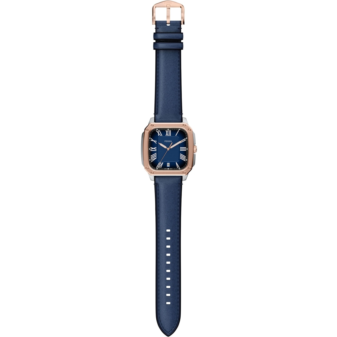 Fossil Crosby Date Bicolor / Blau