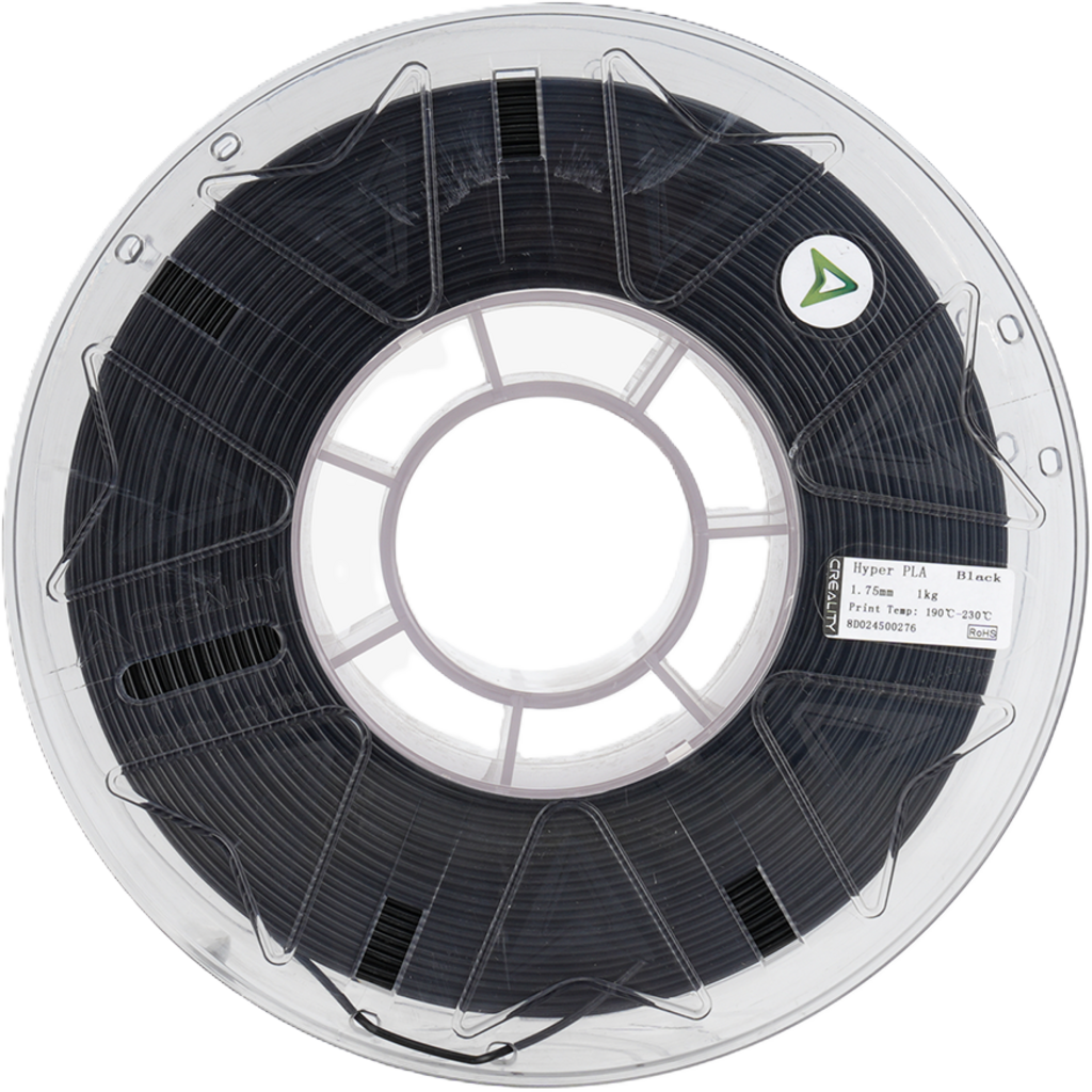 Creality  Hyper PLA RFID Black, 1,75 mm / 1000 g    Maximale Druckeffizienz mit RFID Erkennung in Schwarz