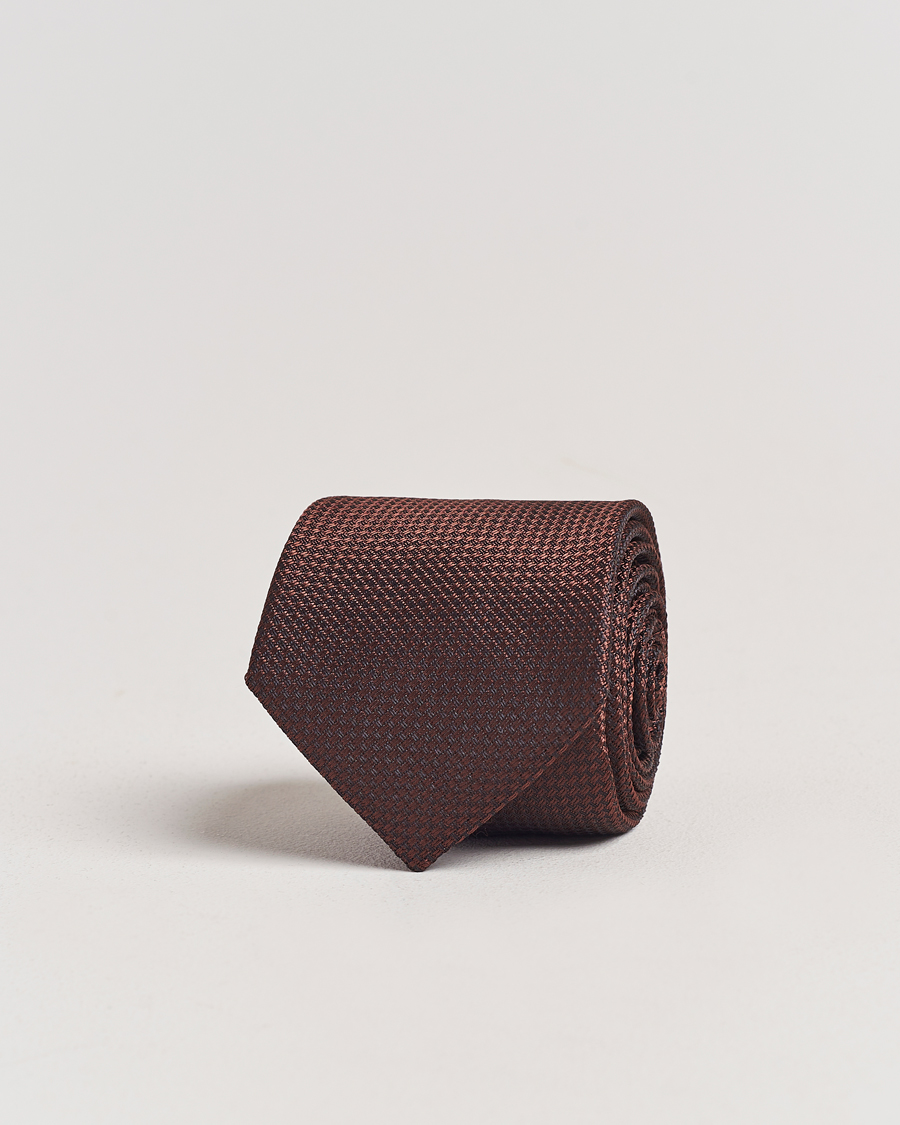 Morris Structure Tie Brown