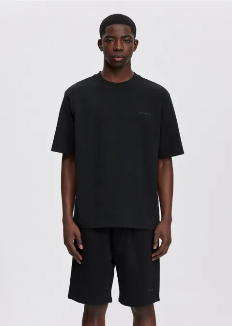 Oversized t-shirt block zwart (ZWART)