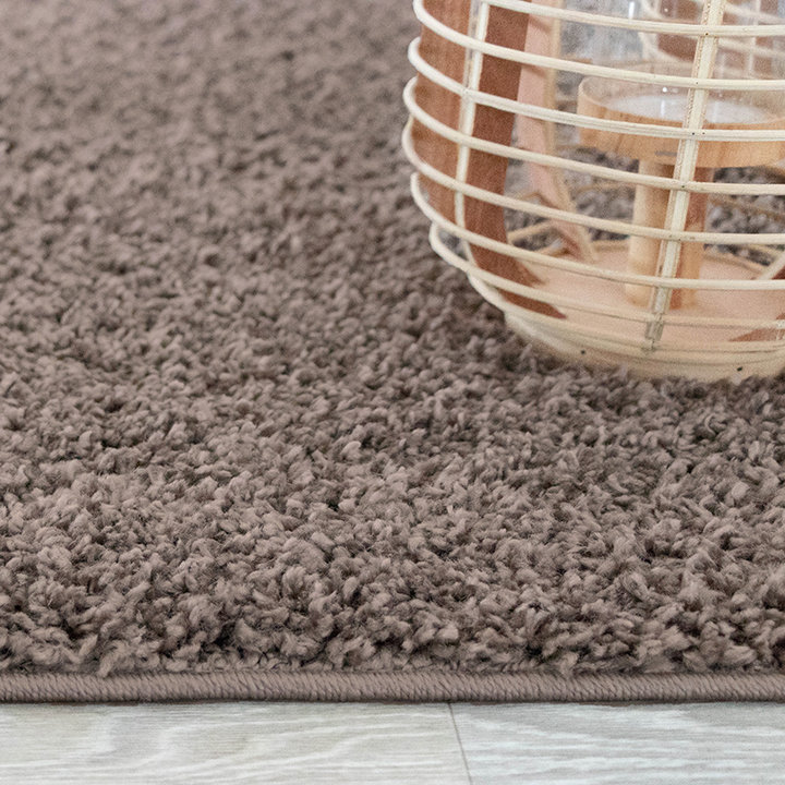 Hoogpolig vloerkleed - Lofty Taupe