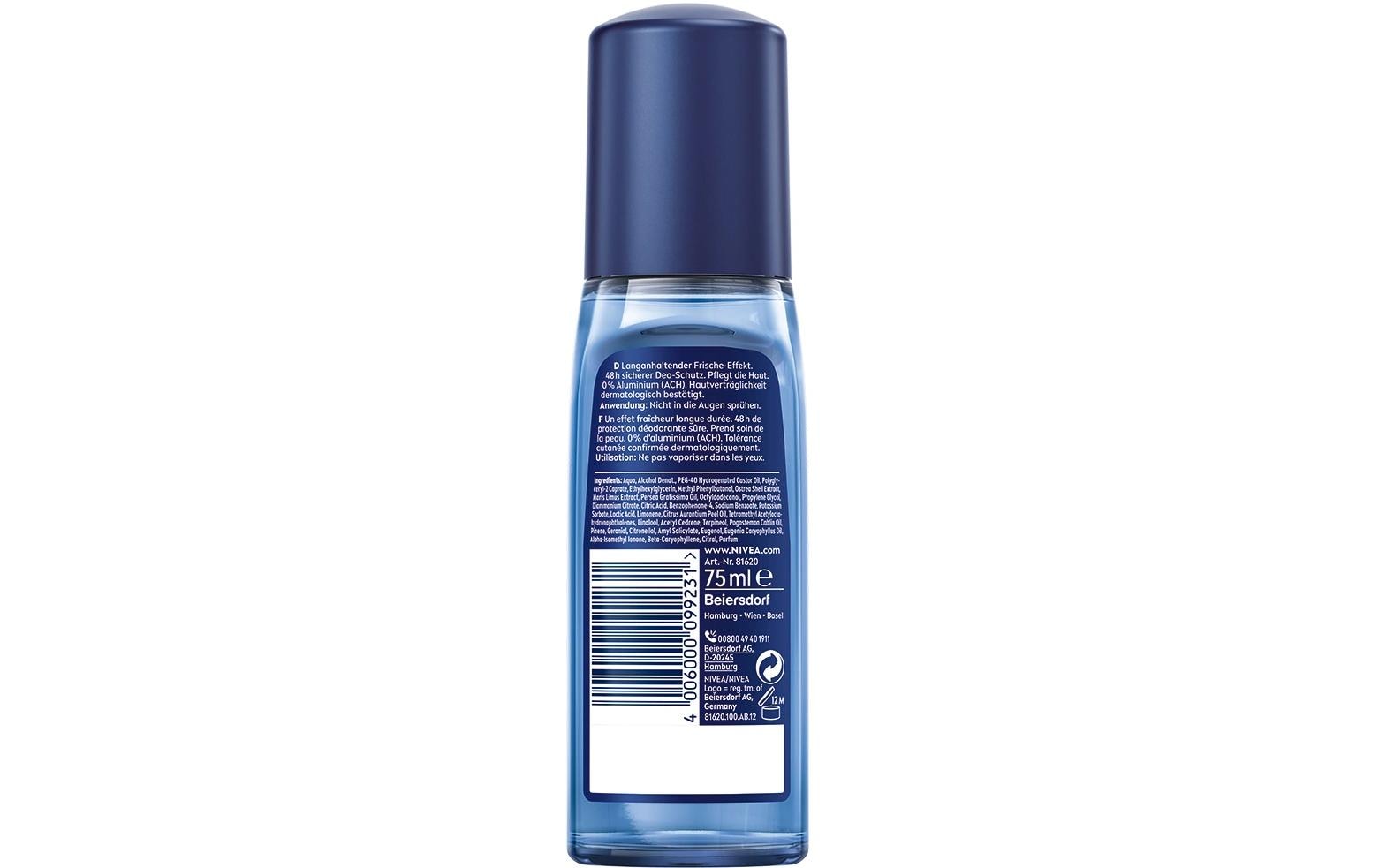 Deo Vapo Fresh Active 75 mlDeo ohne Aluminium für Männer