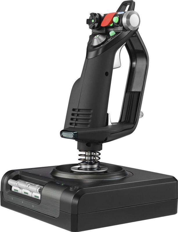 Logitech - X52 Professional - Gamecontroller - Zwart - Materiaal: Metalen Kegel