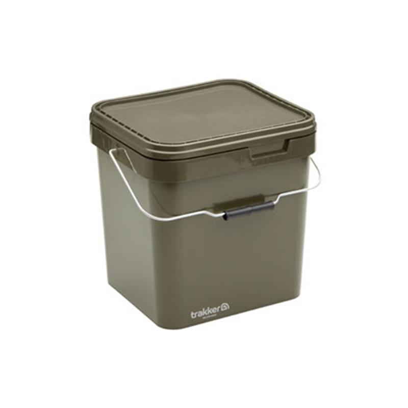 Seau Trakker Olive Square Container - 17L