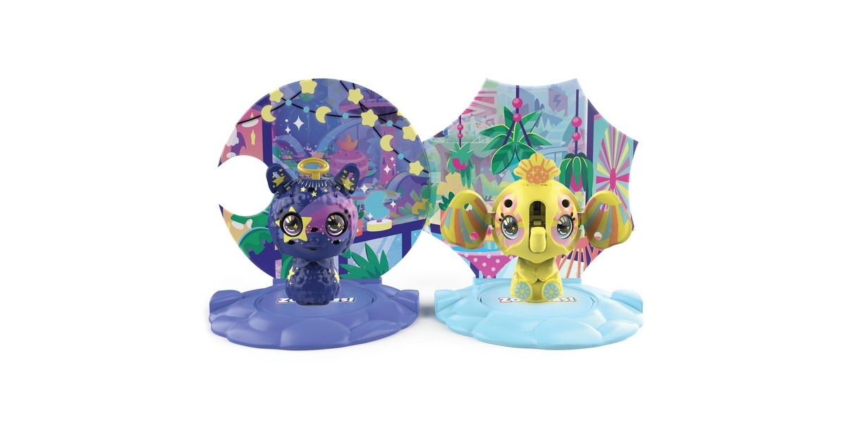 Spin MasterZoobles - Starlight Llama & Sunshine Elephant Speelfiguur
