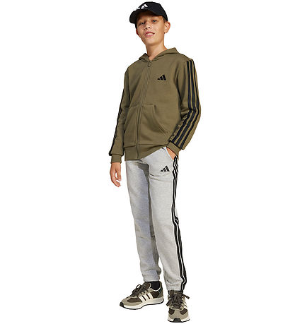 adidas Performance Cardigan - Olive Strata/Schwarz