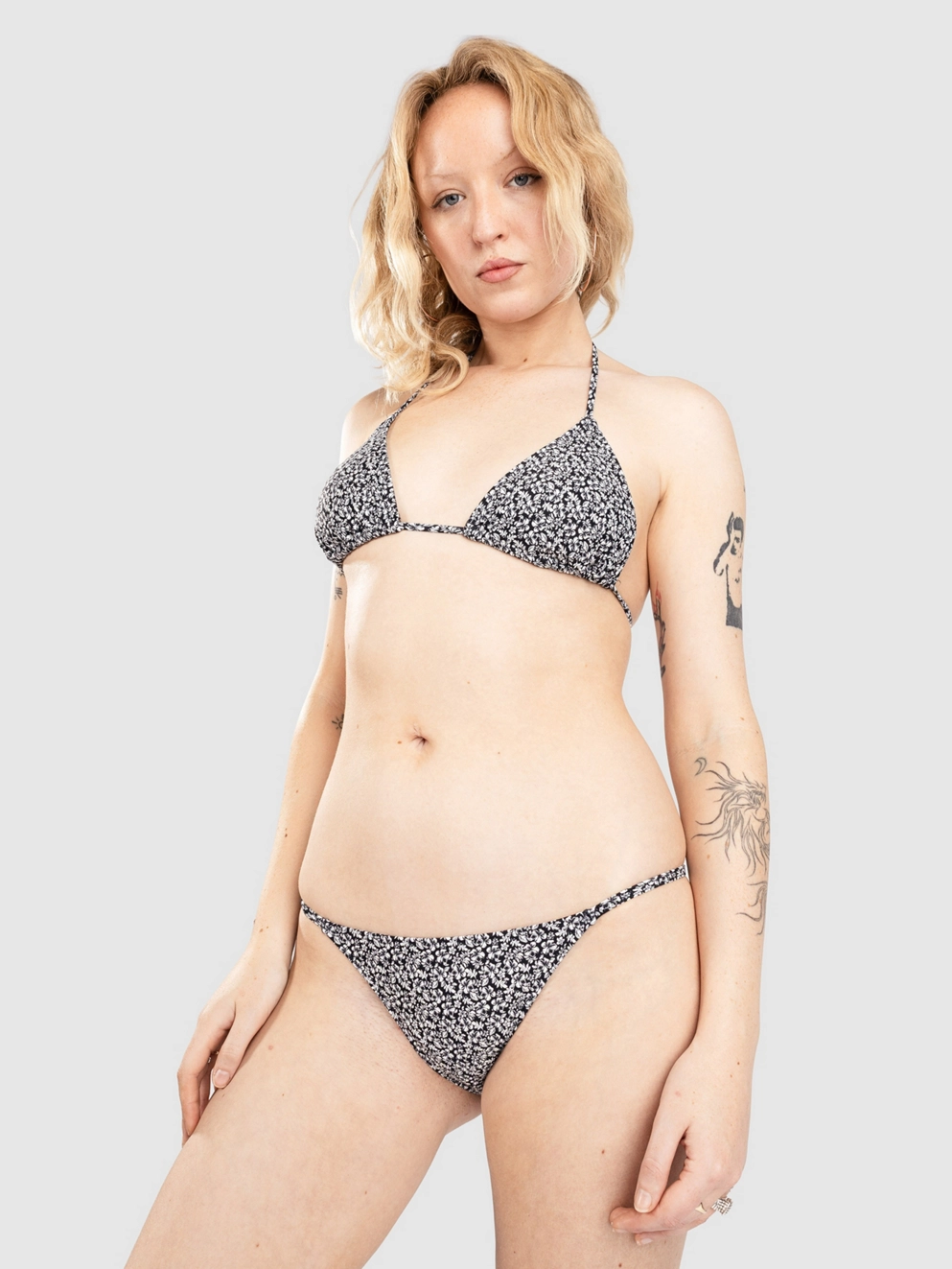 Hurley Capitolo Slide Tri Bikini Top black