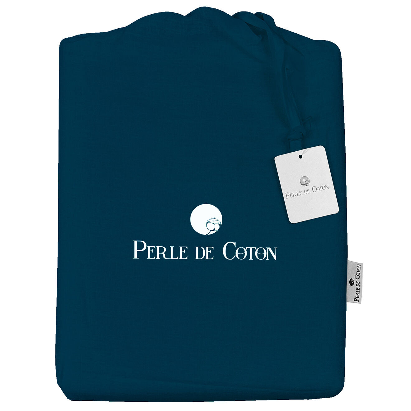 United by Perle de coton Parure housse de couette 100% Lin lavé lagon