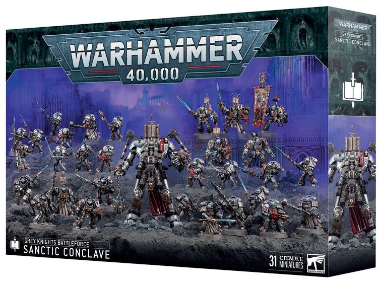 Games Workshop Figurenset Warhammer 40.000 Grey Knights: He Streitmacht der Grey Knights: Heiliges Konklave – Bausatz